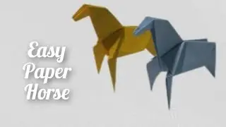 Easy way to make a Origami Paper Horse | Paper Horse - Easy Origami | Kagaj ka Ghoda