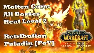 Molten Core Raid Bosses H2 - Ret Paladin PoV [WoW SoD Phase 4]