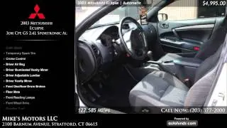 Used 2003 Mitsubishi Eclipse | Mike's Motors LLC, Stratford, CT - SOLD