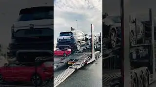 Unloading Volkswagen Transporter