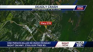Deadly crash on U.S. 278 in Beaufort County