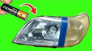 How to clean car headlights || टूथपेस्ट का उपयोग करके हेडलाइट्स कैसे साफ करें
