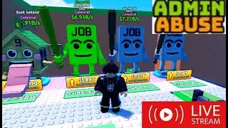 [LIVE] Escape Tsunami For Brainrots Admin abuse!