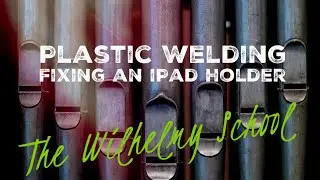 Fix iPad Holder or Caddie Buddy - Repair With Plastic Fusion Welding. DIY: don't dispose...restore!