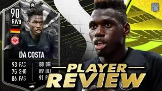 90 SHOWDOWN DA COSTA PLAYER REVIEW! SBC PLAYER FIFA 22 ULTIMATE TEAM