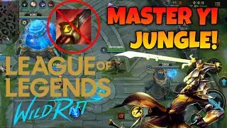 League of Legends: Wild Rift (Alpha) | Master Yi Jungle w/ no Bloodrazer!? | Xenovagne