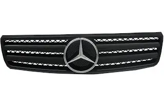 CL-CLASS W140/C140 1992-1999 Coupe 2D 2FIN GRILLE/GRILL Black Carbon-Fiber for Mercedes-Benz