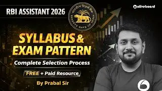 RBI Assistant Syllabus 2026 |  RBI Assistant Exam Pattern 2026 | FREE + PAID Resources | Olivebaord