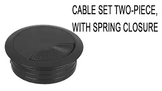 Executive Grommet Cable Hole Covers | with Spinning Top