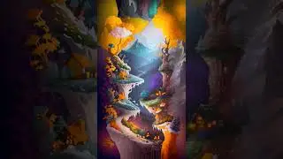 4 seasons in Faelands #ai #aiart #deforum #fyp #shorts #fantasy #flowers