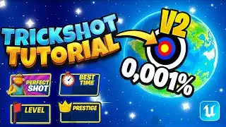 Как создать полноценную игру с трюковыми выстрелами V2 в UEFN (урок по Verse)