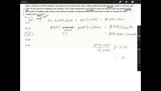 GRE Percentages, Profit & Break Even - Arithmetic time saving techniques!
