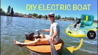 Building an Electric Boat out of FOAM for CHEAP!