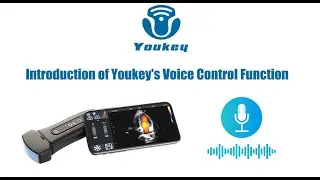Youkey  Q7  wireless ultrasound system new  founction : Voice Control