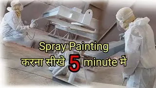 Blasting Painting Training Process !! Blasting Painting and Spray painting #blasting_painting_work