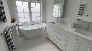 Toronto Ledbury Park Bathroom Renovation with Vogt Shower & Bain Ultra Stand Alone Tub