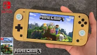 Minecraft Nintendo Switch Lite Gameplay