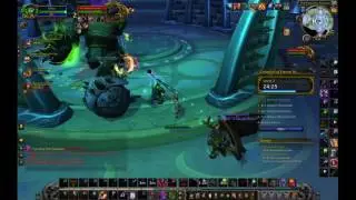 WoW Legion PvE Gameplay on Affliction Warlock - Cathedral of Eternal Night Mythic +2 Key