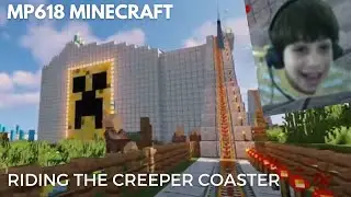MP618 Minecraft  Riding The Creeper Coaster (Short Version)