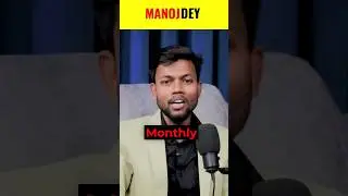 Manoj Dey | Monthly Income 😱 #podcast @ManojDey