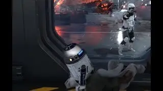 Star Wars Battlefront Battle Station 29 MVP R2D2 Gameplay