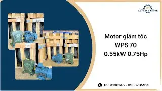 Motor giảm tốc WPS 70 0.55kW 0.75Hp - H&agrave; Thanh Motor