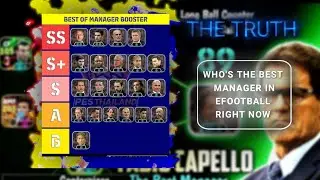 The best manager in eFootball right now 😱