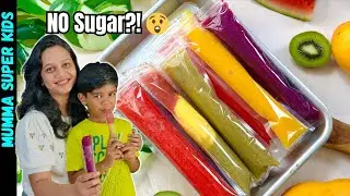 No Sugar. No Cream. Just Real Fruits! | Healthy Homemade Popsicles