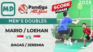 🇮🇩MD | FULL MATCH | MARIO / LOEHAN vs BAGAS / JEREMIA #Badminton #Indonesia #PandigaAllStars