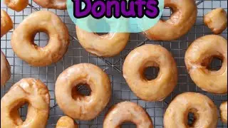 Easy and simple homemade glazed donuts, delicious recipe #howto #youtube #donutsrecipe #asmr