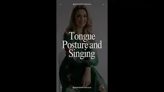 Tongue Posture and Singing! #opera