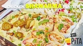 Chicken Shawarma Platter - Animal Fries - Afghani Pizza - Halal Guys - PITA