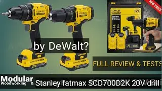 Honest Review: Stanley Fatmax SCD700D2K 20V Cordless Drill Driver | Modular Woodworking