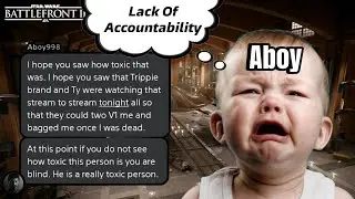 The Most Toxic Egotistical Manchild Aboy Can’t Take Accountability | Star Wars Battlefront 2 