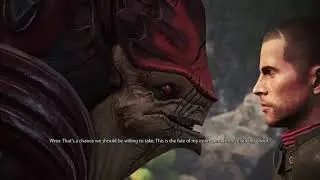 Mass Effect Legendary Edition - Calming Wrex down on Virmire