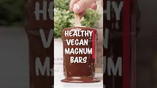 Healthy Vegan Magnum with Salted Caramel