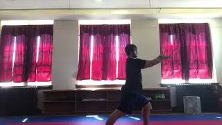 Practicing Kanku Sho