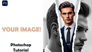 Paper Tear Effect - Photoshop Tutorial.                #tutorial #photoshoptutorial