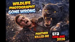 Wildlife Photography Gone Wrong 🐆📸 | Panther Killed Me | GTA Online #gaming #gtaonline2026 #viral