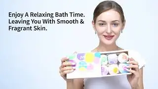 Bath Bombs Gift Set, JVR 6 Pack Handmade Bubble Organic Bath Bombs with Natural Essential Oils