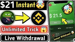 Pepe wallet  new wallet airdrop $21 instant