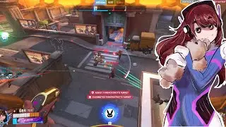 dodged the shatter owo | Overwatch 2 Dva Gameplay | Competitive 5v5