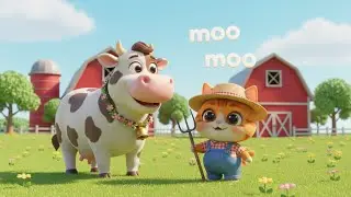 Baby Kitty&rsquo;s Farm | kids nursery rhymes | Baby Song, Cute Farm Animals Cartoon 🐱🌾