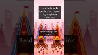 Corporate Funding at India&rsquo;s Spiritual Gatherings #jagannath #jagannathpuri #rathyatra #charity