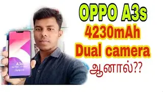 Oppo A3s notch display,4230mah battery I Dual Camera I 6.2