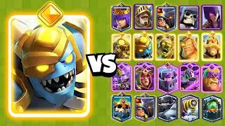 MEGA ESBIRRO HEROE vs TODAS LAS CARTAS | Clash Royale