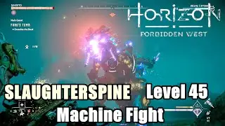 Horizon Forbidden West : SLAUGHTERSPINE Level 45 Machine Fight