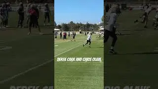 SAINTS TRAINING CAMP DAY 17: DEREK CARR AND CHRIS OLAVE