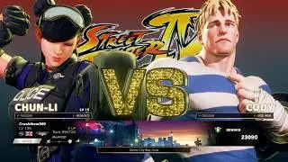 SFVAE - CHUN LI VS CODY ARRESTED CODY