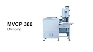 MVCP 300: 4-point Crimp Machine for Round Terminals  | Automatic Vibrator Feeding | Korisung